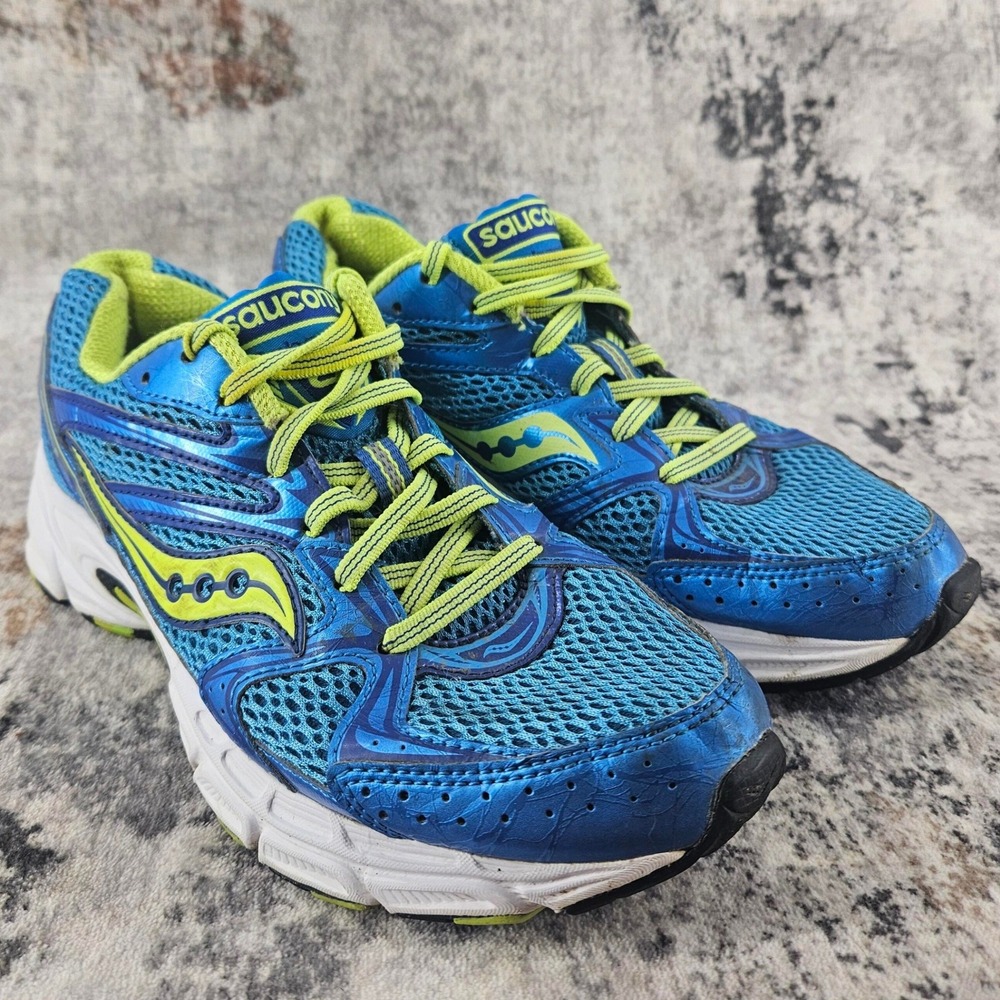 Saucony Cohesion 6 Running Shoes Womens 8.5 Blue Athletic Sneakers Trainers